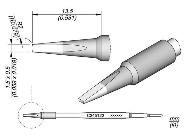 Наконечник C245-122