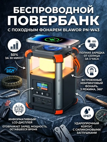 Повербанк BLAVOR PN-W43